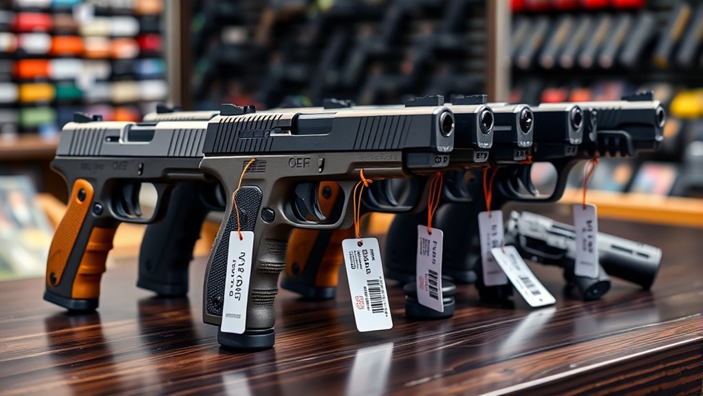 airsoft pistol price range