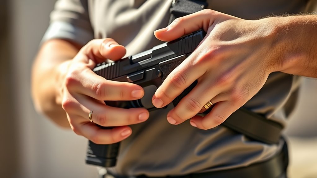 attaching and stabilizing firearm