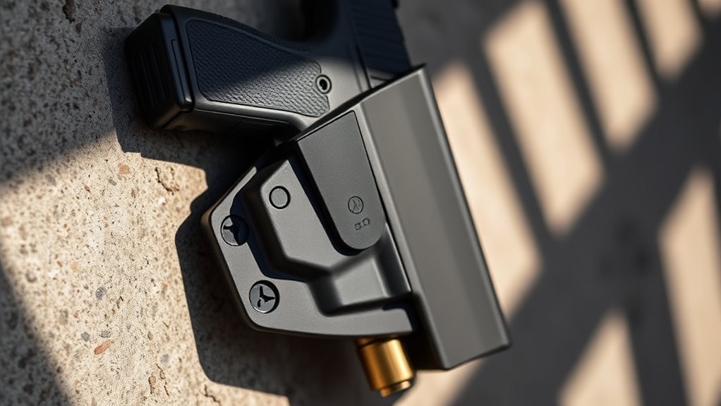 automatic trigger guard lock