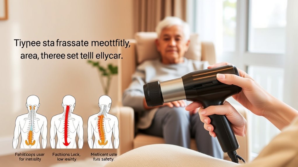 avoid sensitive injured areas
