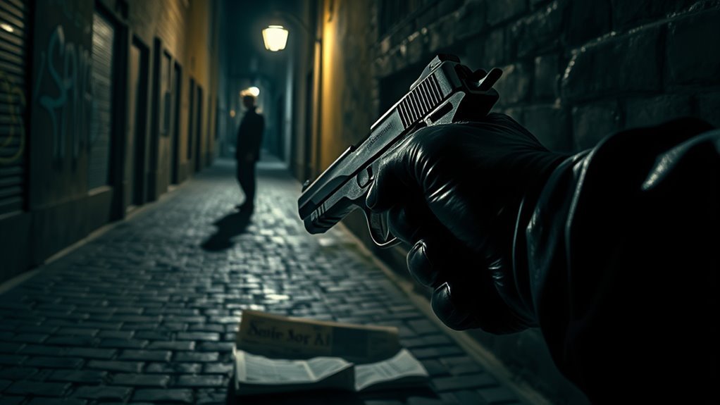 beaten with a pistol