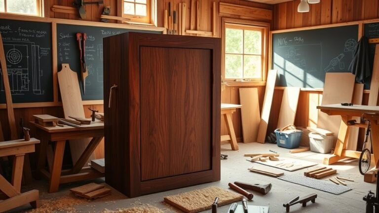 build a wooden gun safe