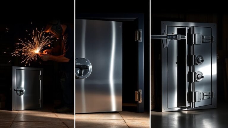 building a secure gun door