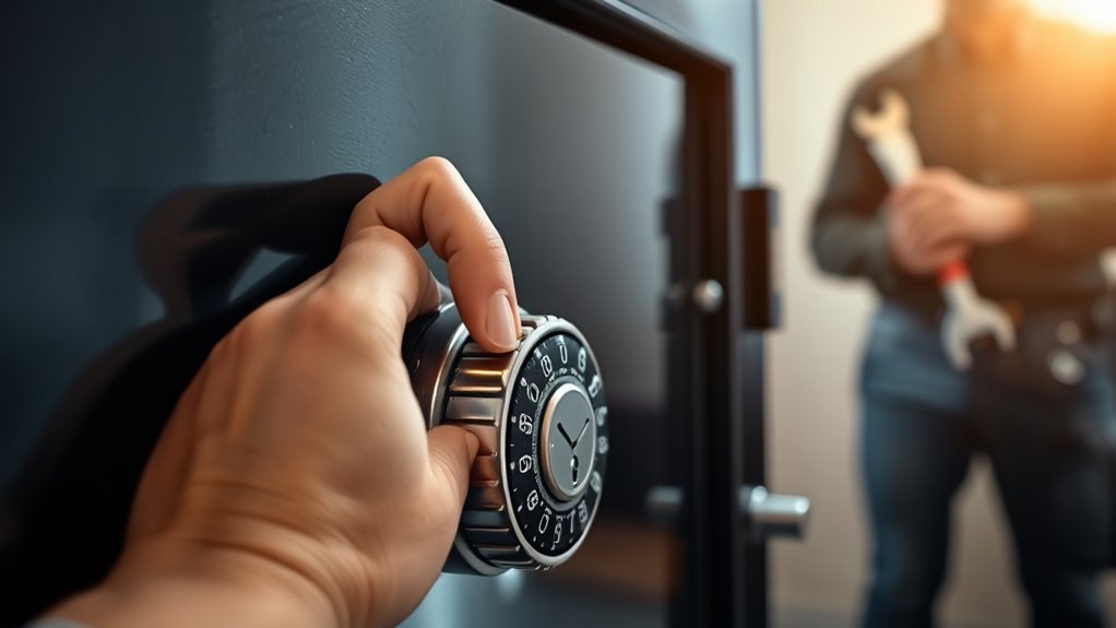 call locksmith for safe