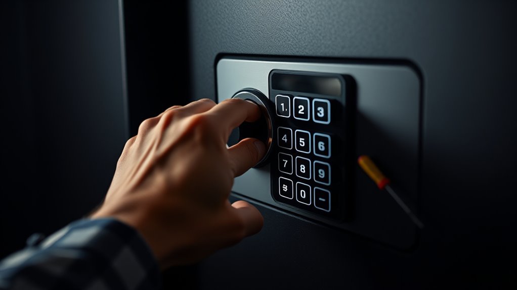 change safe code securely