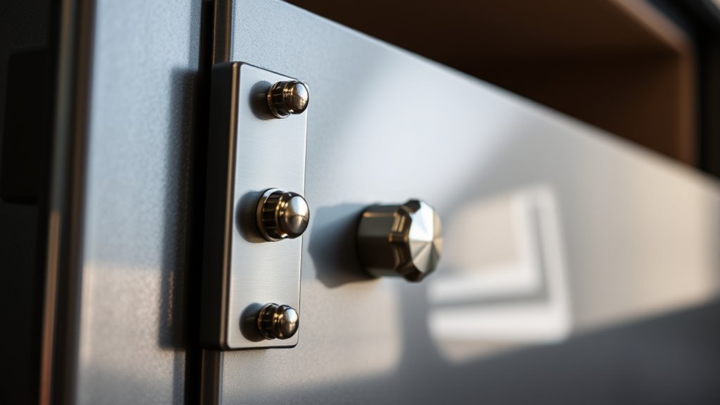 close door secure bolts