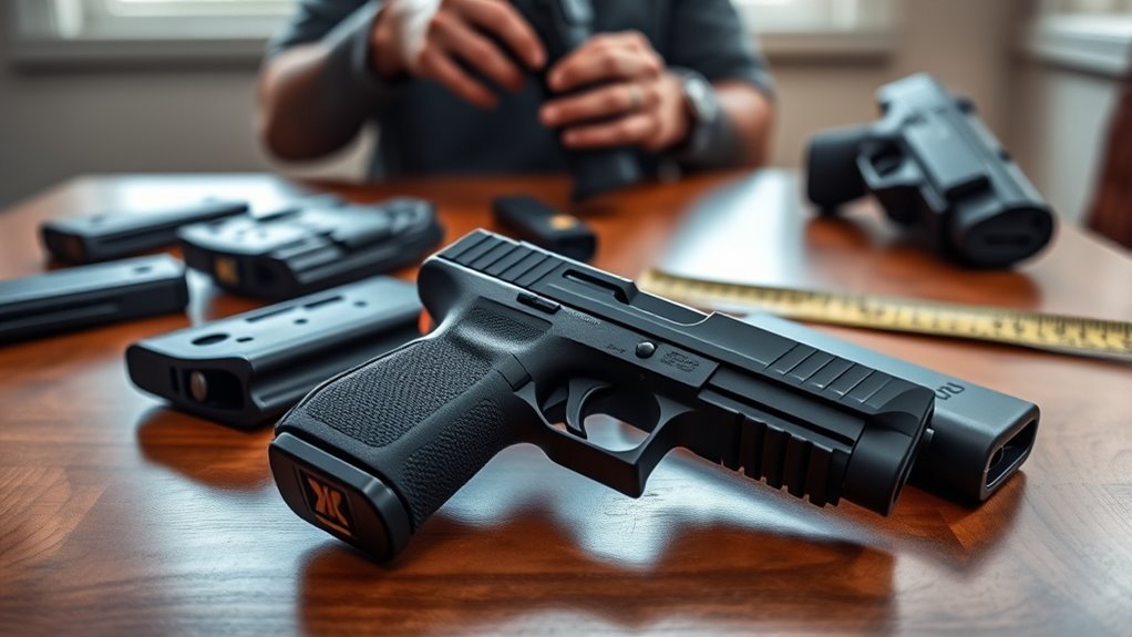 concealable lightweight ergonomic firearm
