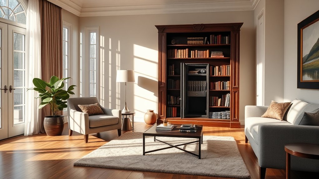 concealing oversized firearm storage