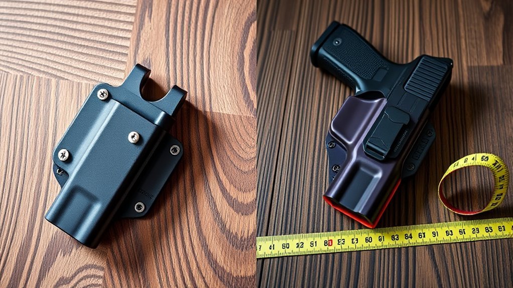 customizable comfortable holster fit