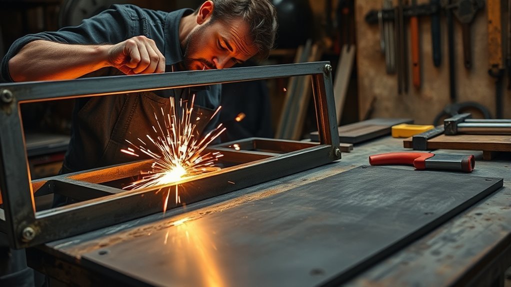 cut shape weld inspect
