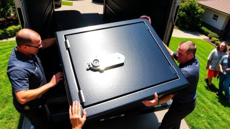 delivery of secure safes