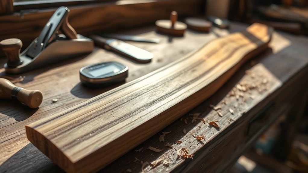 dry stave to proper moisture