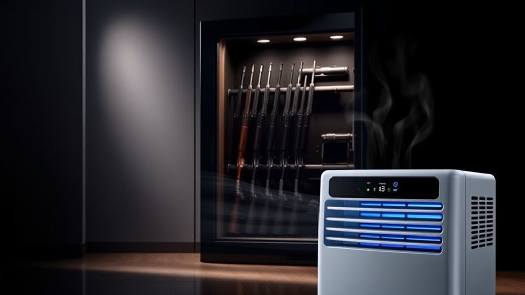 effective gun safe humidity control