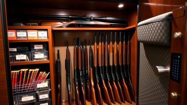 efficient gun safe organization