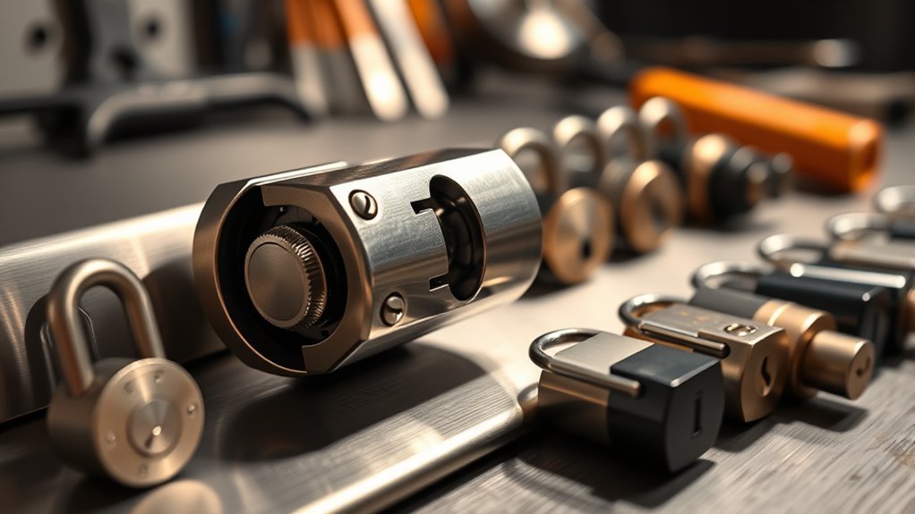 emp resistant mechanical locking