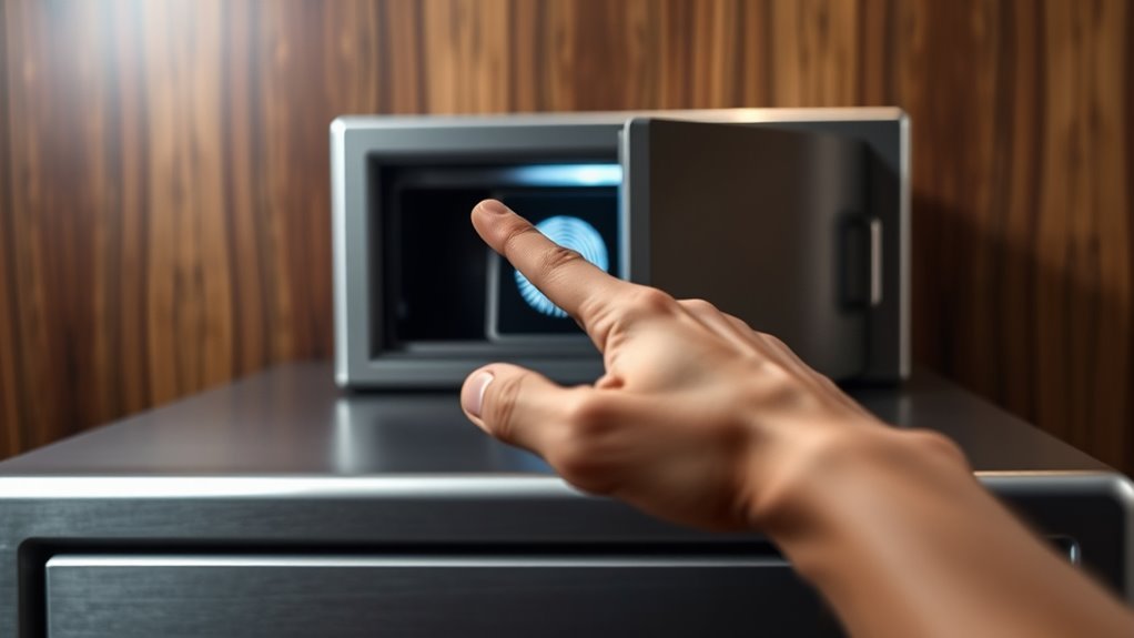 fingerprint scan for security