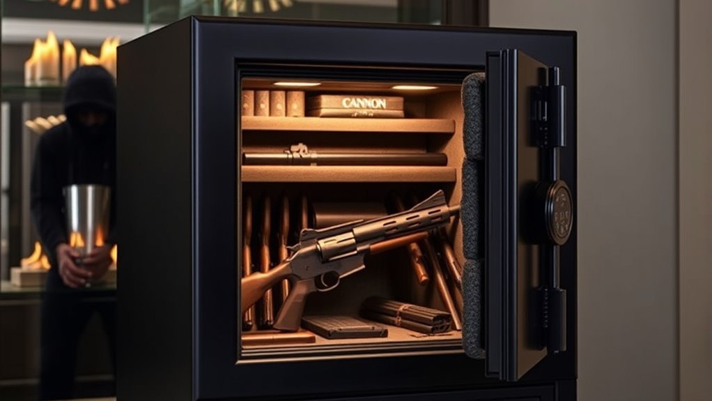 fire resistant secure firearm storage