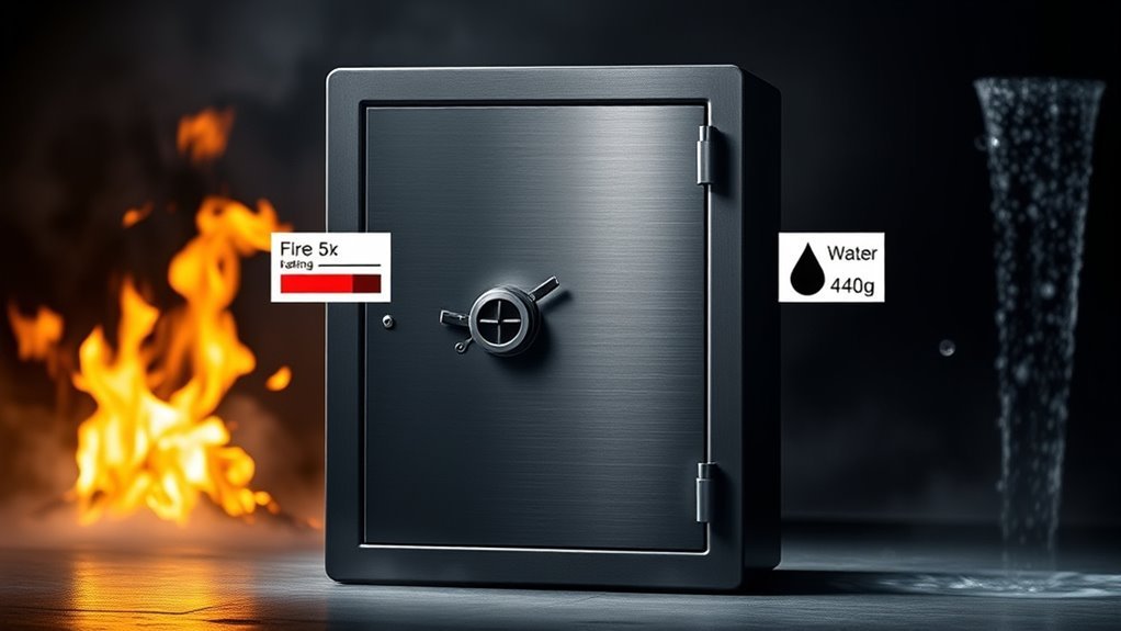 fire resistant water resistant safes