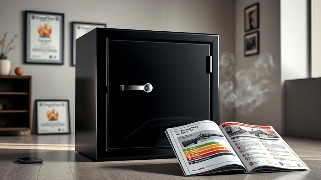 fireproof gun safe selection