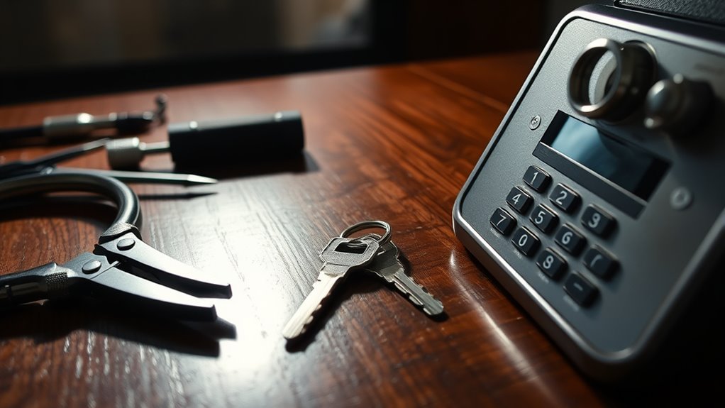gather keys codes tools