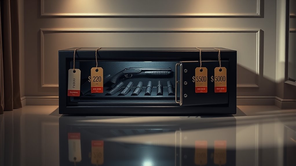 gun safe price ranges
