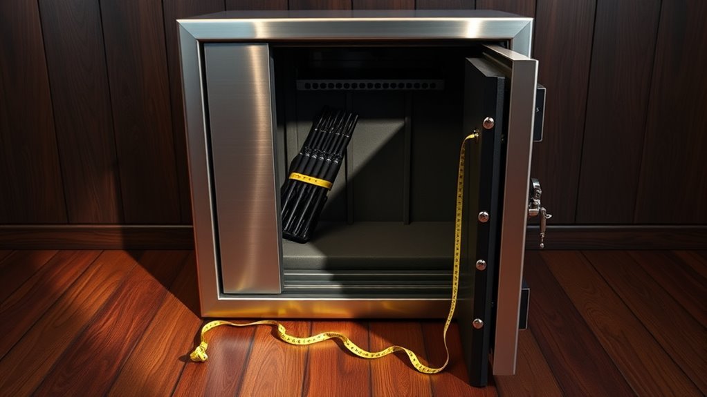 gun safe size and dimensions