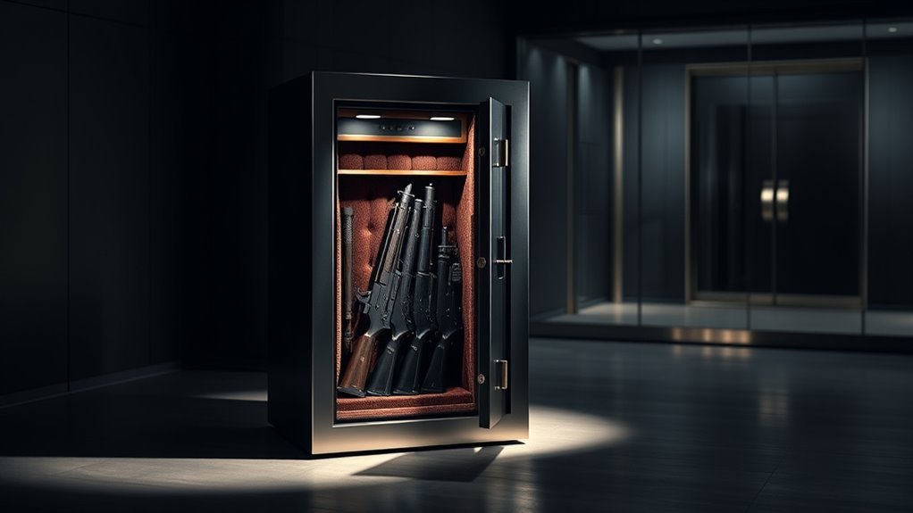 gun safes protective features