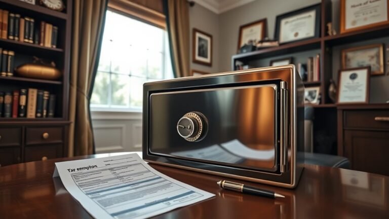 gun safes tax exemptions