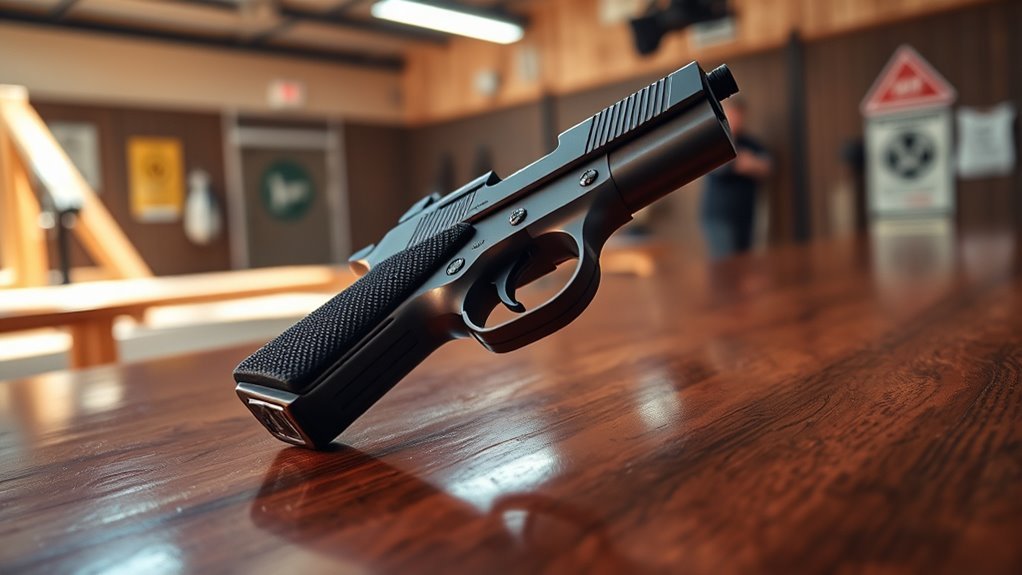 handle firearm safely always
