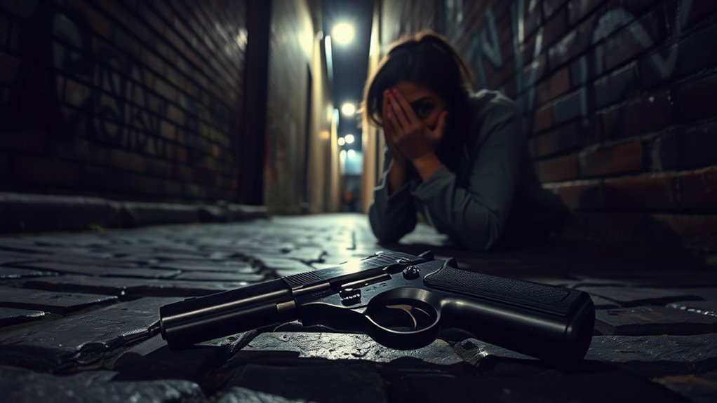 hit with a gun