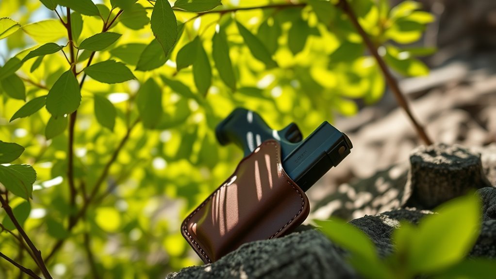 holster ensures safe firearm handling