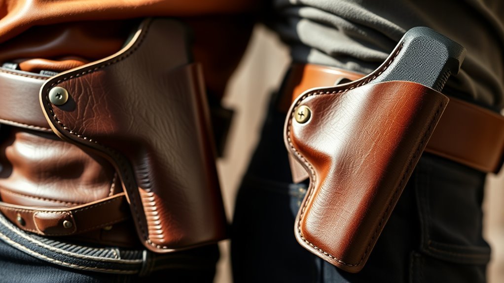 holster tilt enhances draw efficiency