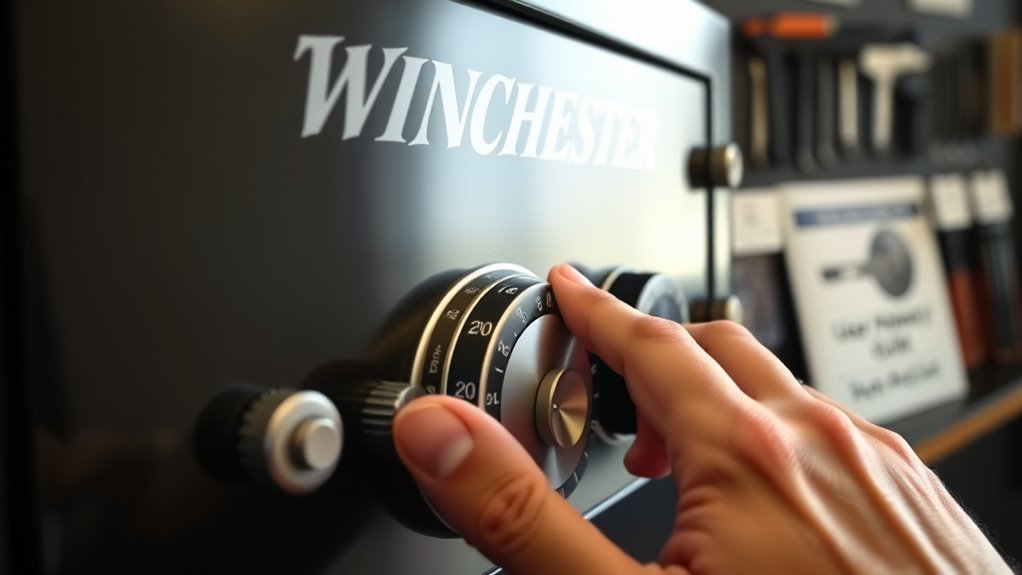 identify winchester safe lock