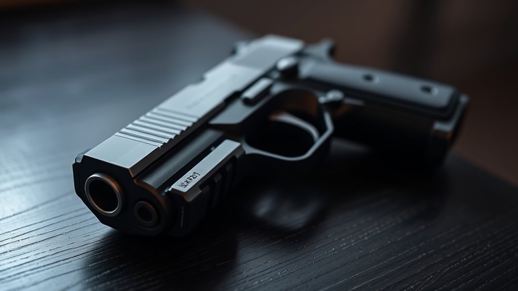 locate pistol safety lever