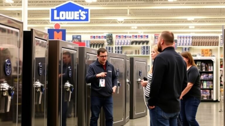 lowe s sells gun safes