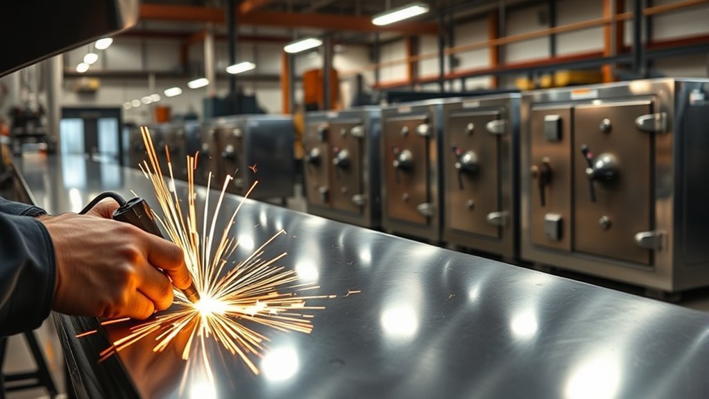 manufacturing process of gun safes