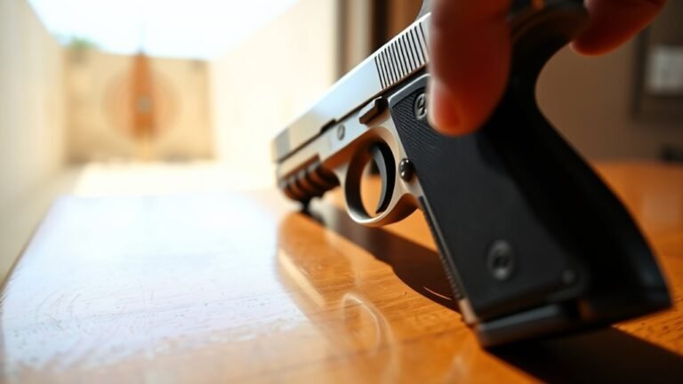 pistol safety mechanism operation