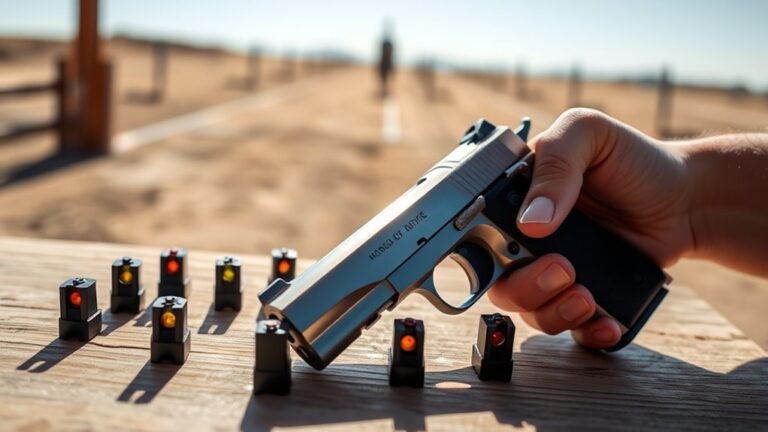 pistol sighting step by step