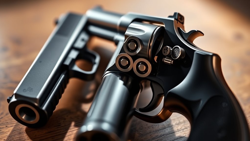 pistols have higher capacity