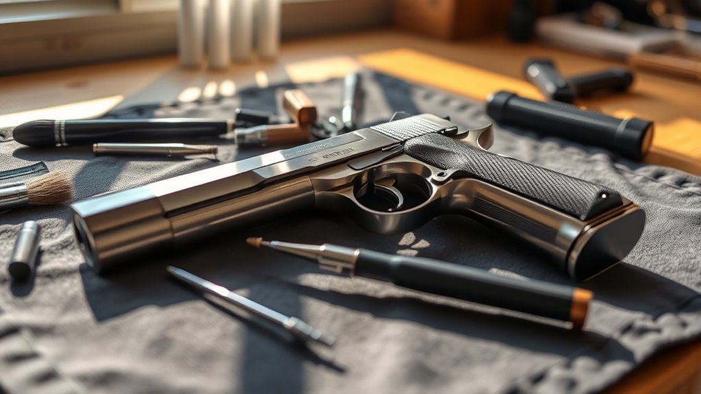 regular firearm maintenance schedule