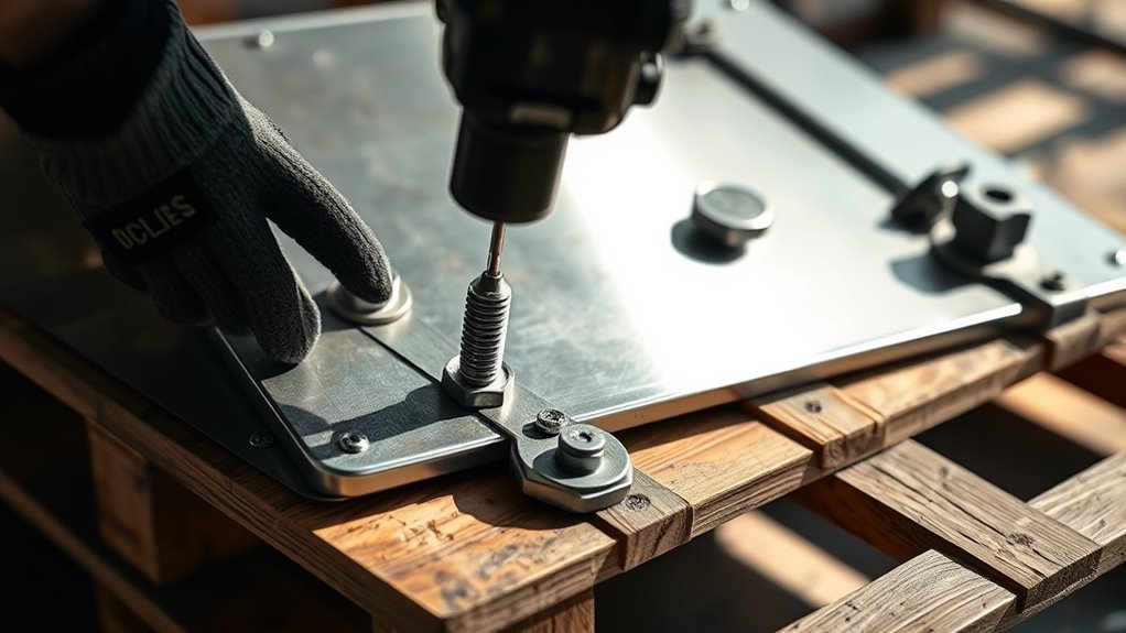 remove bolts and covers
