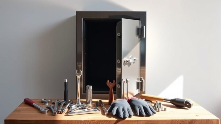 removing gun safe door