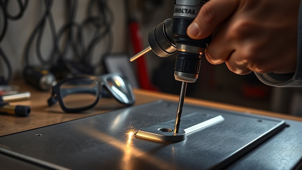 safe careful drilling techniques