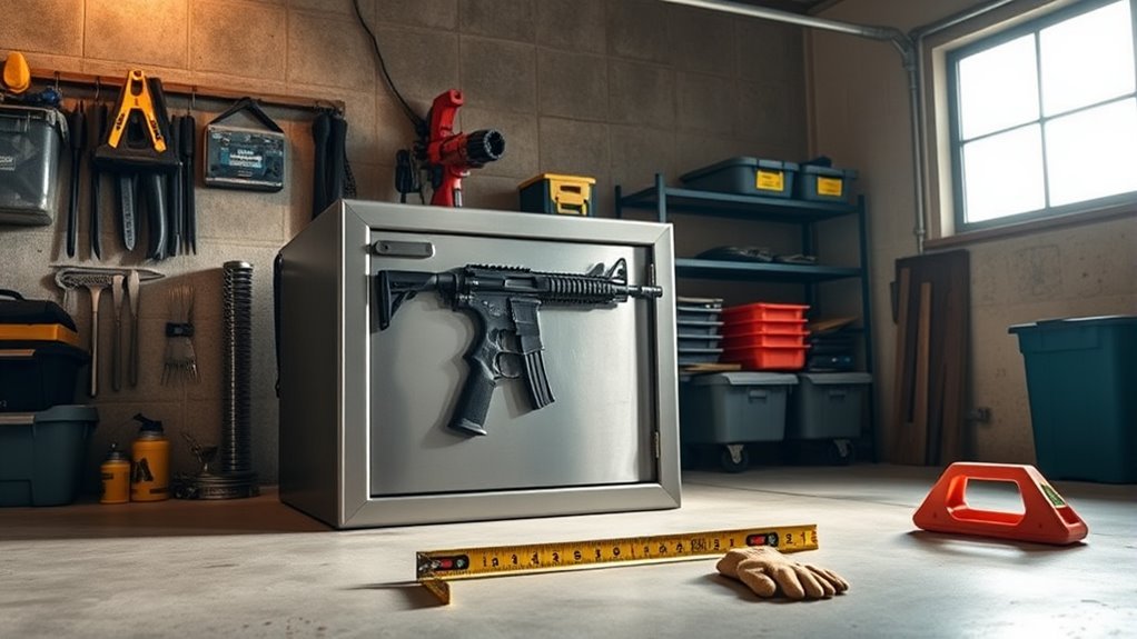 safe garage gun storage