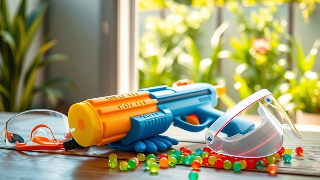 safe gel gun play