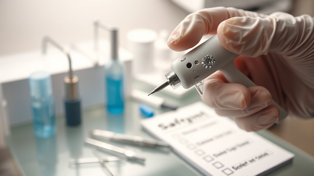 safe piercing gun practices