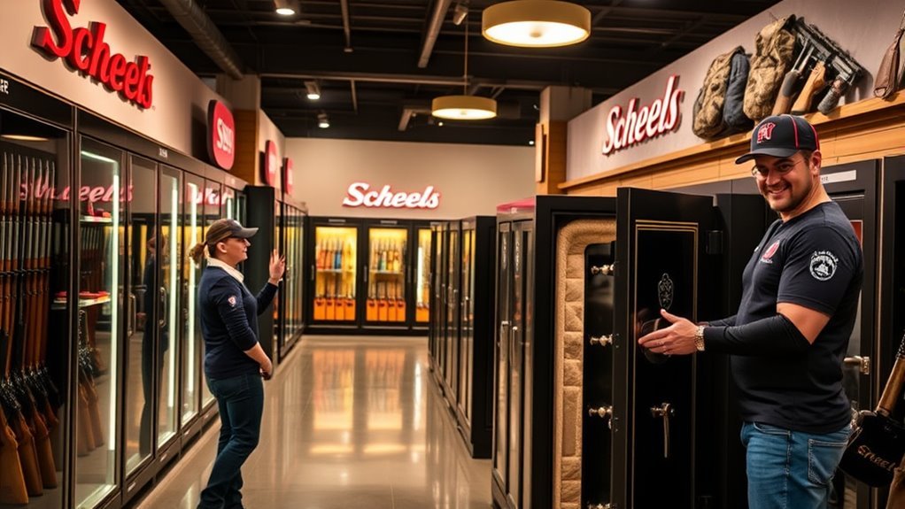 scheels delivers gun safes