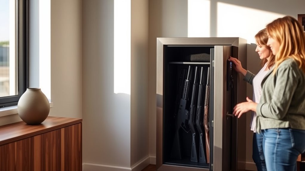 secure accessible firearm storage
