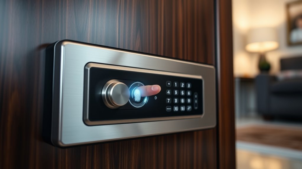 secure biometric gun safes