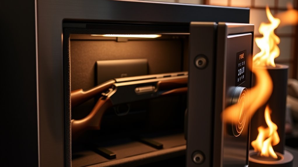 secure fire resistant firearm safes